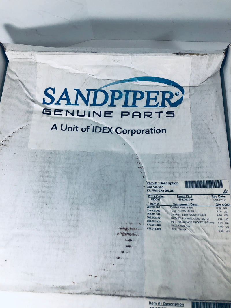 Sandpiper 476.040.360 Kit Wet SA2 BN, BN