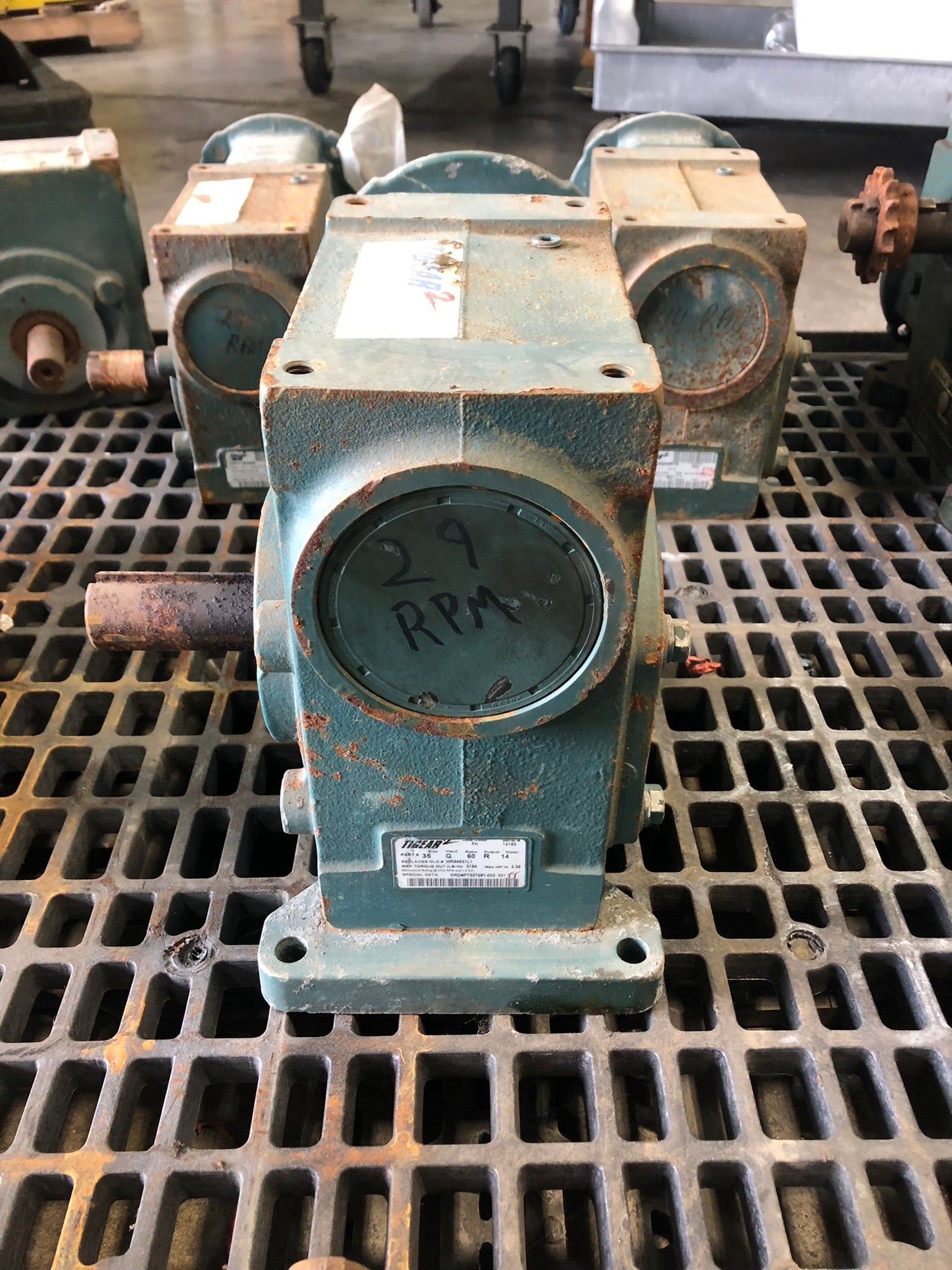 TIGEAR MR94631L1 Gear Box Reducer Ratio 60