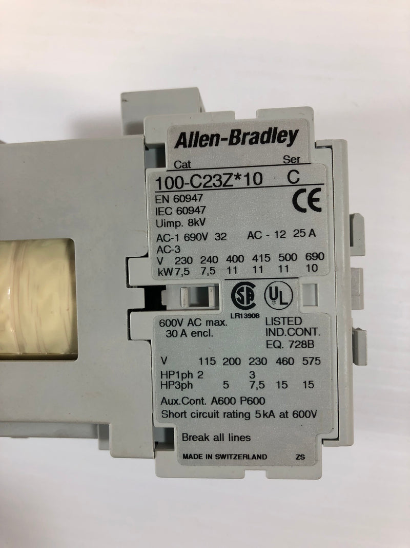 Allen-Bradley Series C Contactor 100-C23ZJ10