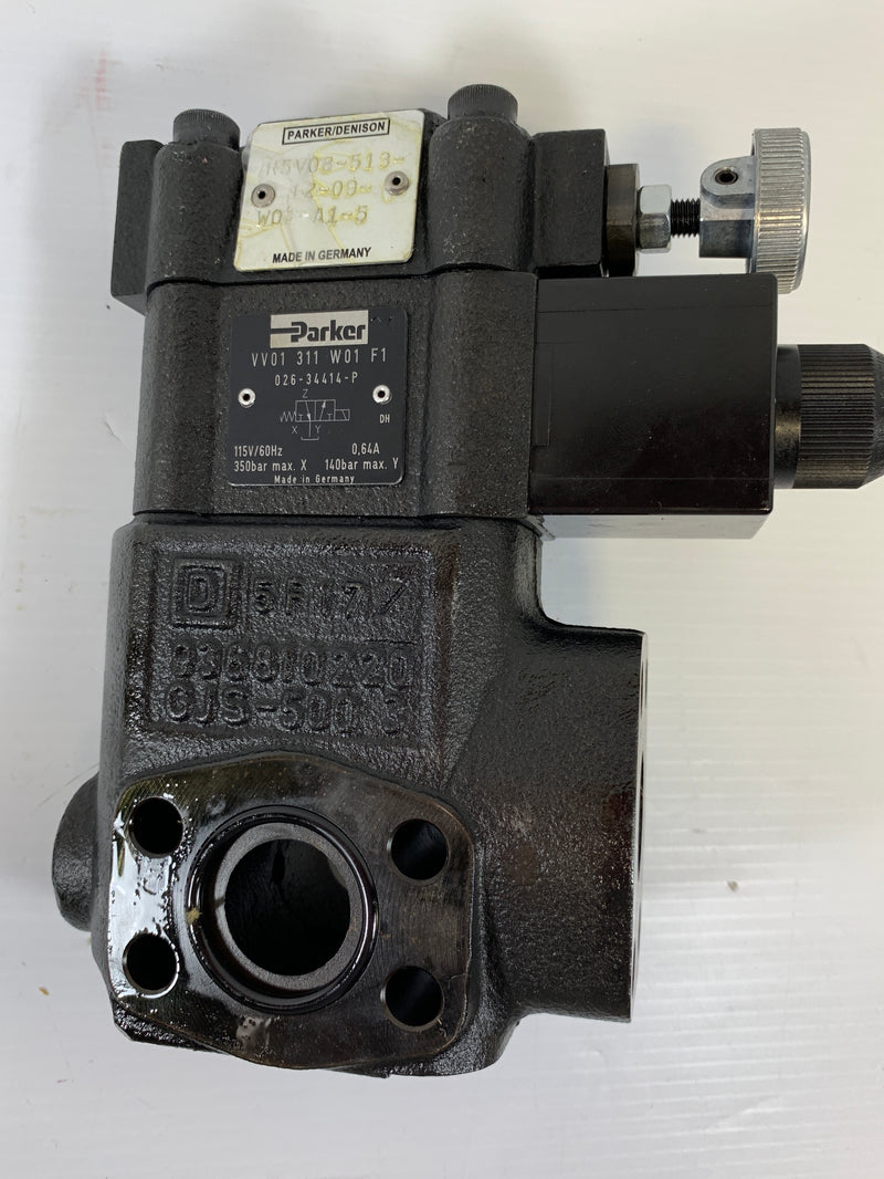 Parker Hydraulic Valve VV01 311 W01 F1 0.64 A