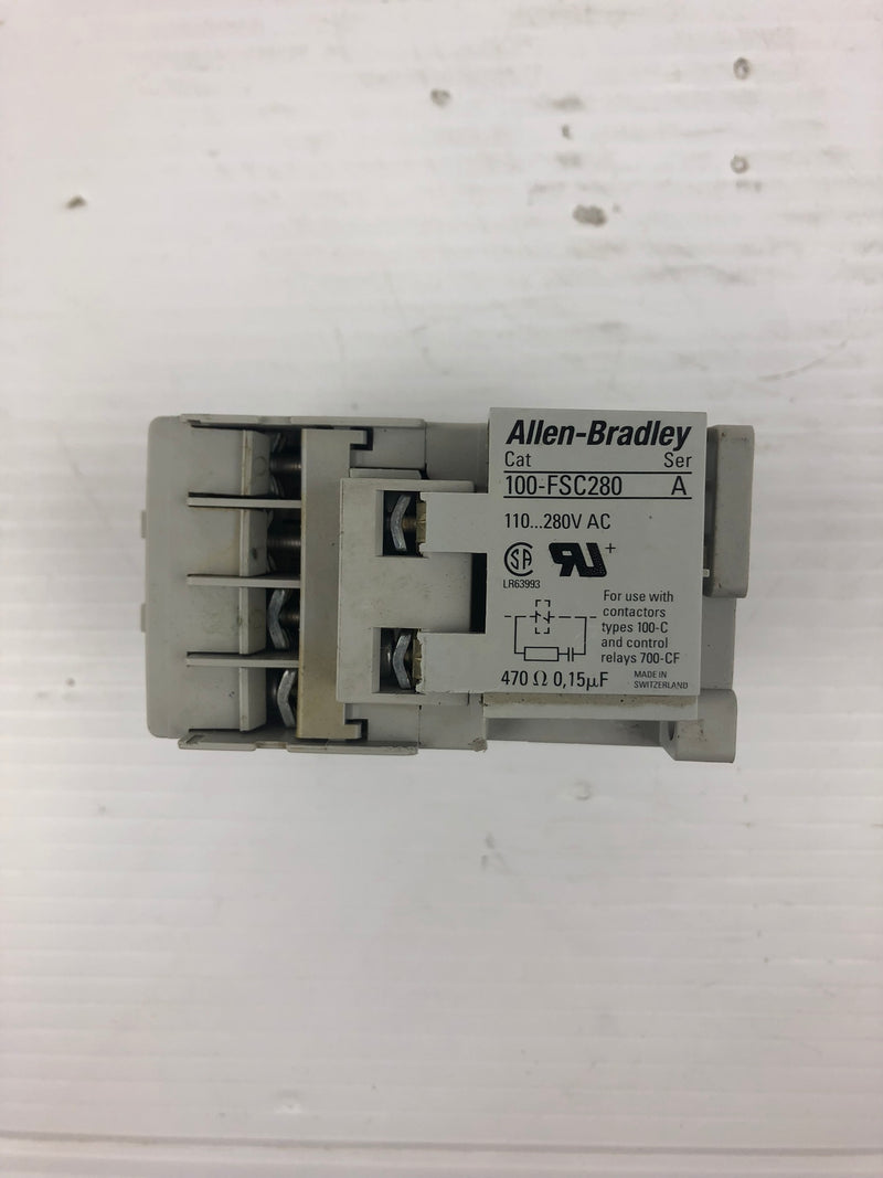 Allen-Bradley 100-C09*10 Series A Contactor 600VAC