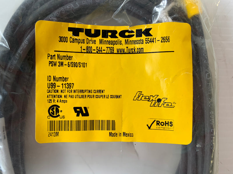 Turck Cable PSW 3M-6/S90/S101