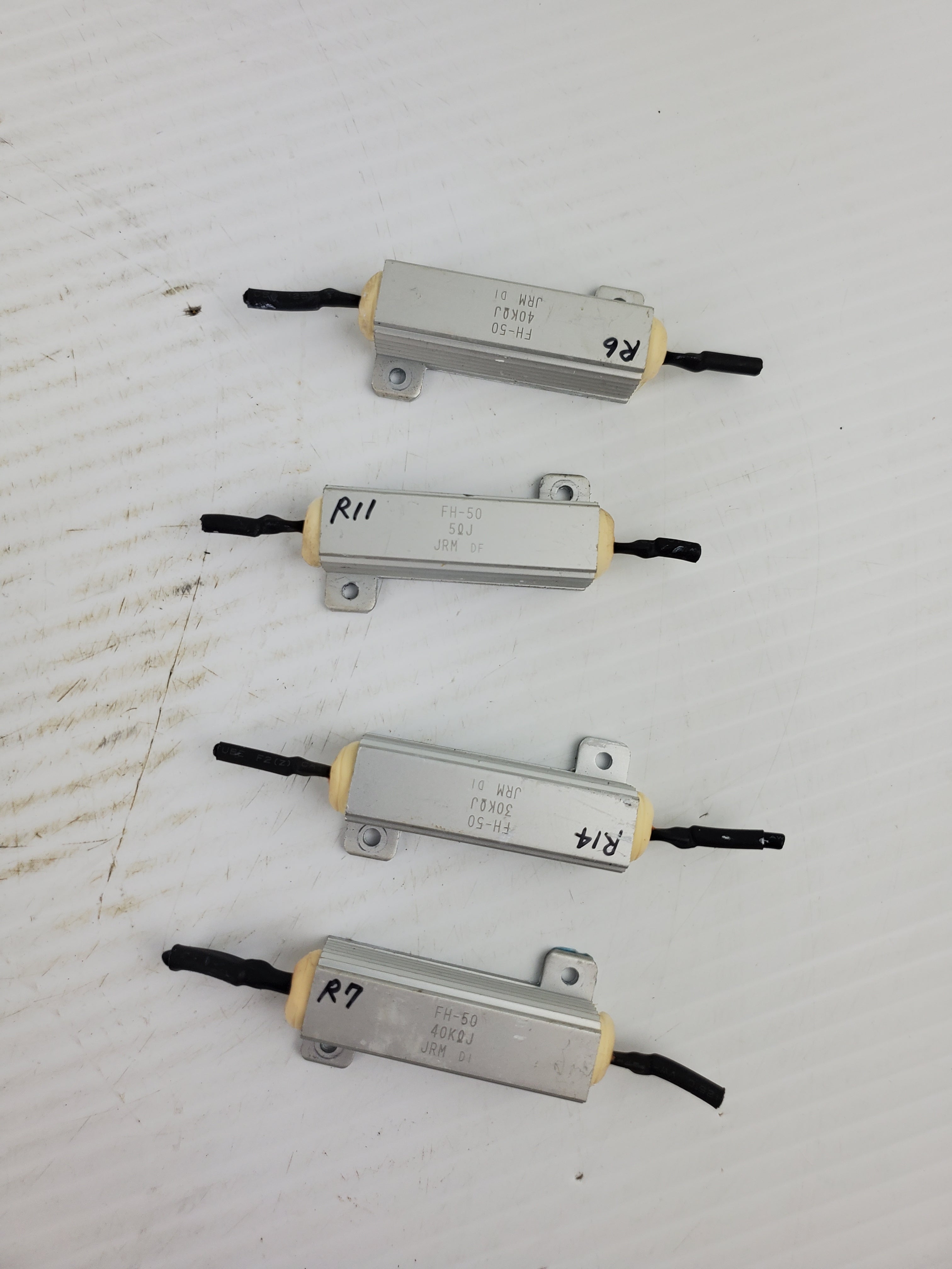 FH-50 Resistor Mixed Lot of 5ΩJ 30KΩJ 40KΩJ JRM DI JRM DF - Lot of 4
