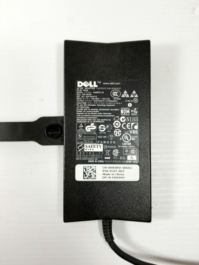 Dell AC/DC Adapter PA-3E Laptop Power Cord Charger Dell DA90PE1-00 WK890