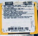 Hubbell Twist Lock Duplex Receptacle HBL7580