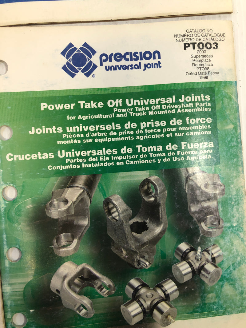 Precision Universal Joint Master Catalog 2006 Interchange 2000 Lot