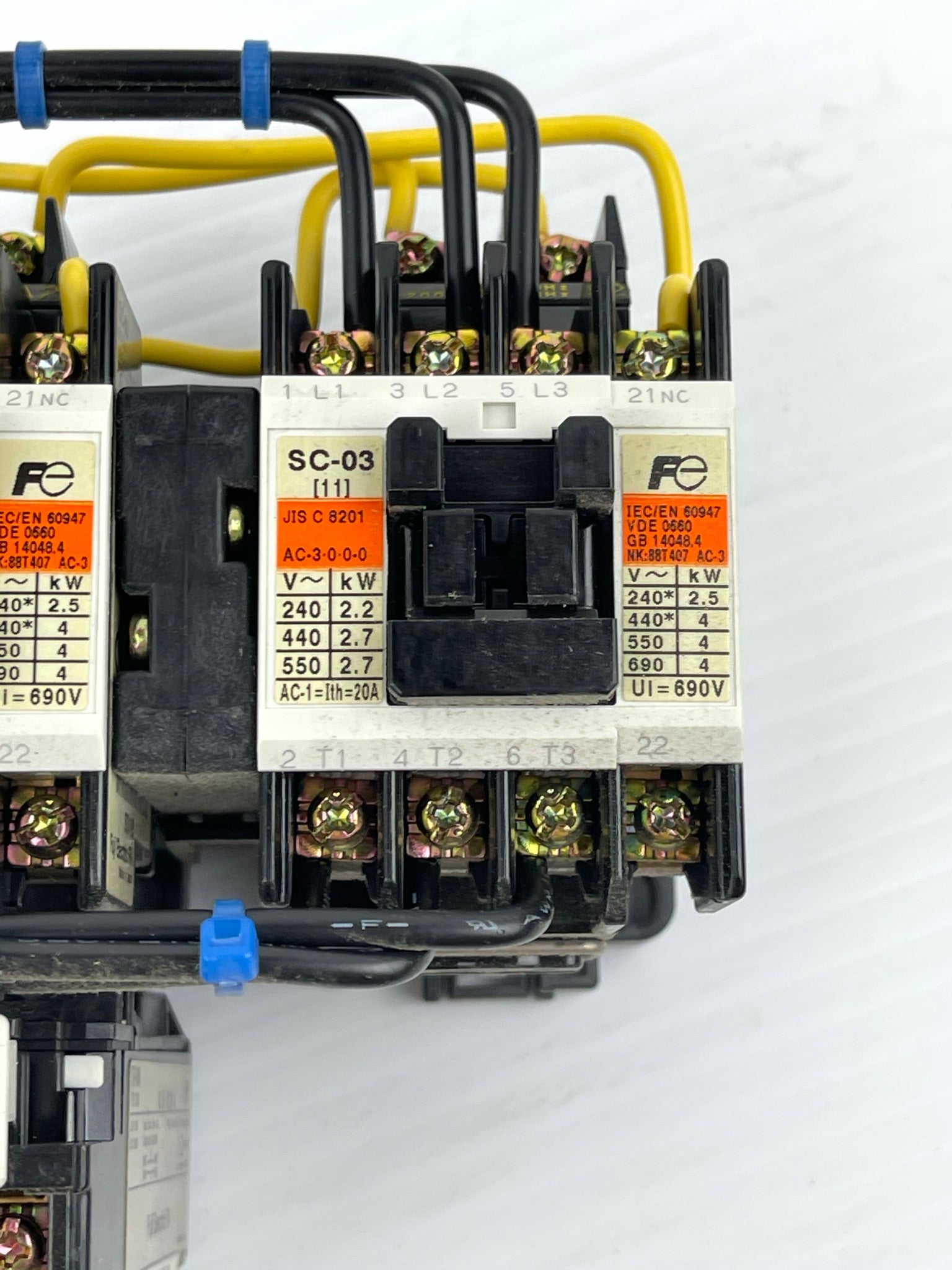 Fuji Electric Contactor and Overload Relay Assembly SC-03 TR-ON TR13N