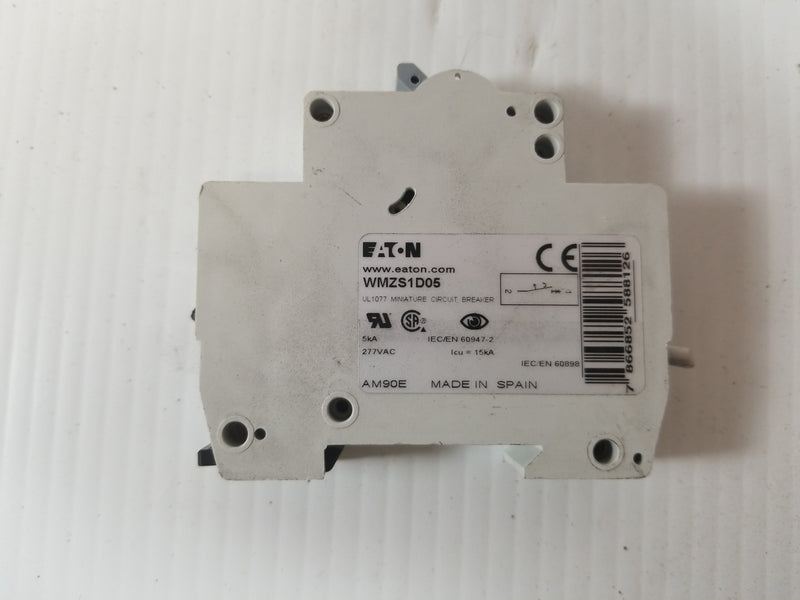 Eaton WMZS1D05 1-Pole 5A Circuit Breaker