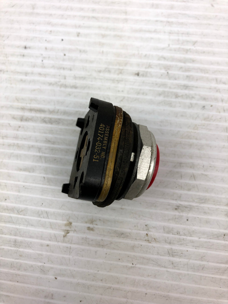 Allen-Bradley 40174-032-51 Red Push Button