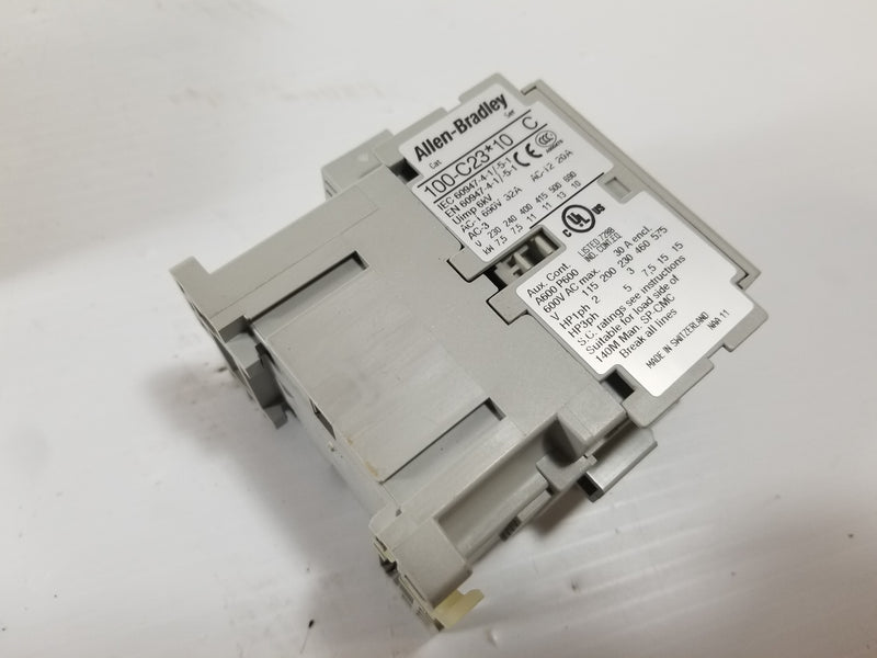 Allen-Bradley 100-C23D10 Contactor 110/120VAC 50/60Hz