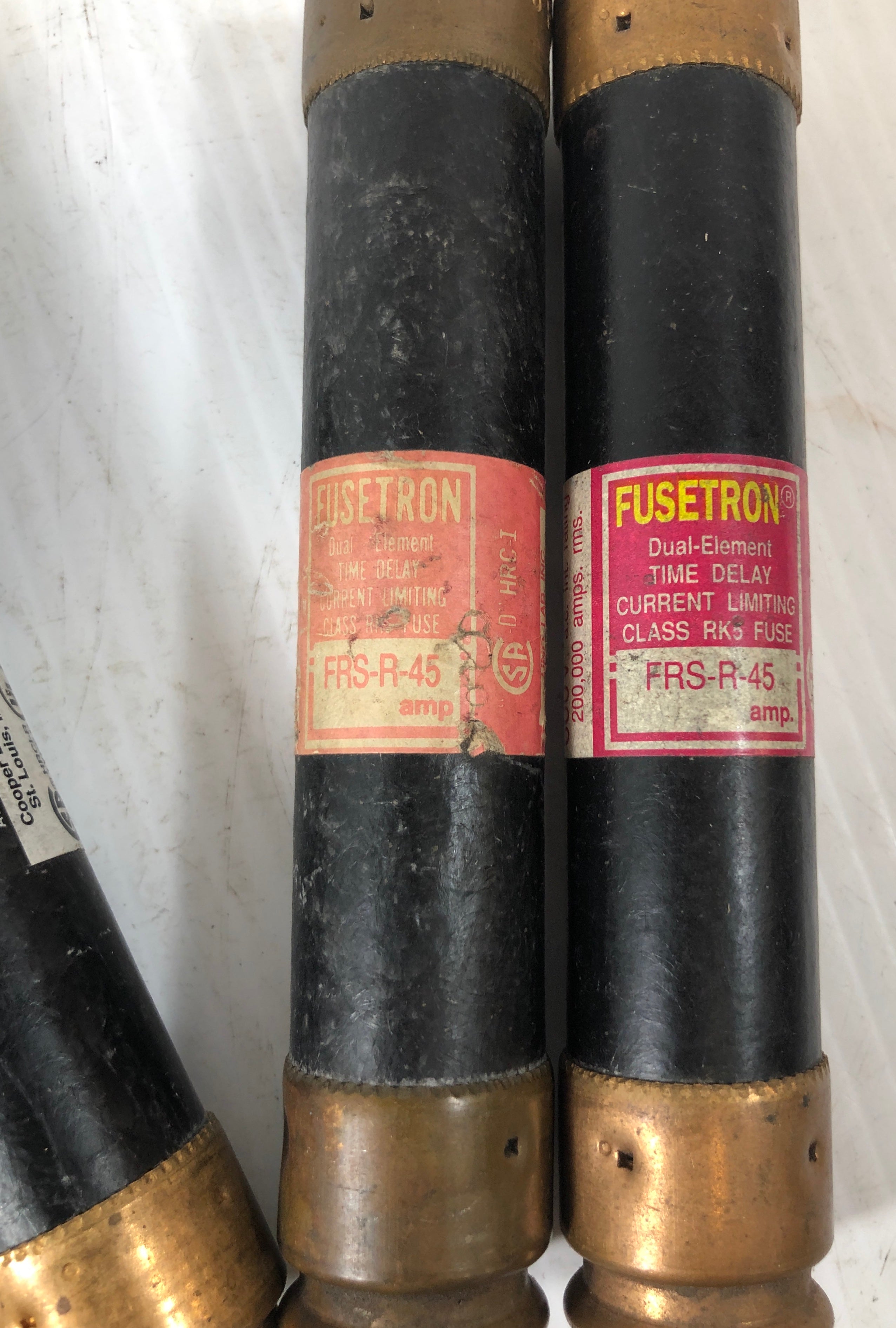 Fusetron FRS-R-45 Fuse - Lot of 4