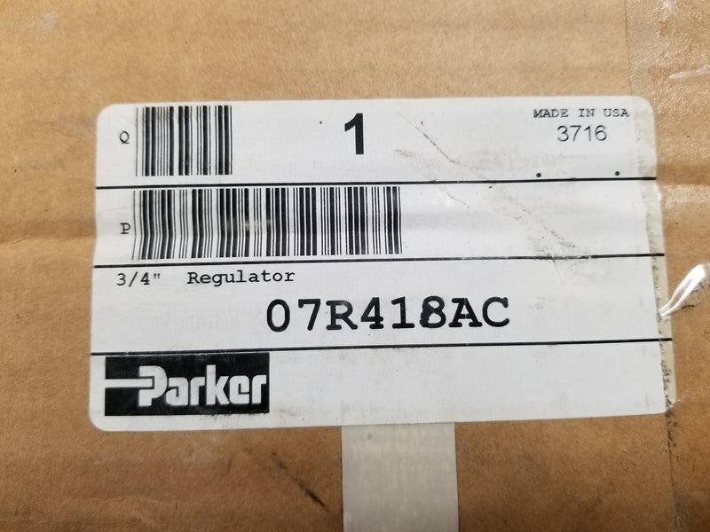 Parker 07R418AC Pneumatic Regulator 3/4"