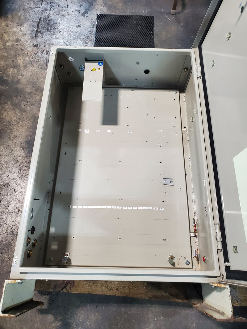 Empty Electrical Cabinet with Feet 39" x 27" x 12" OD Metal Box