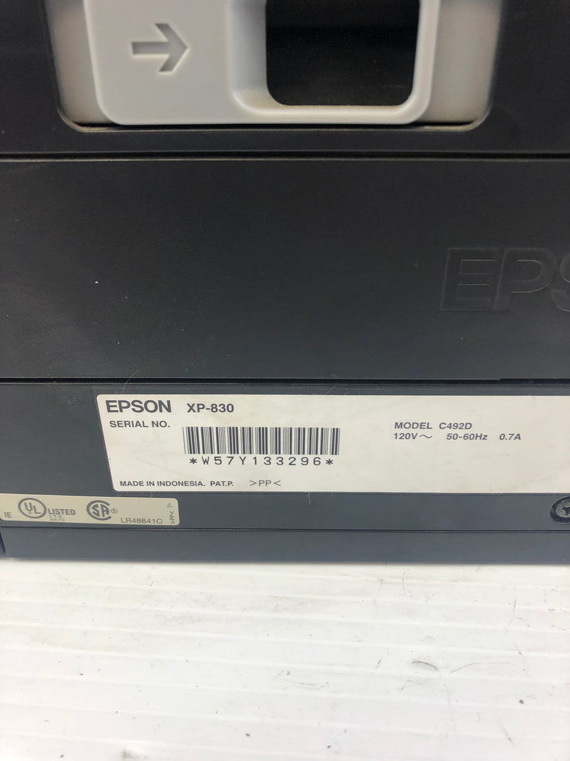 Epson XP-830 Expression Premium Wireless All In One Printer - Parts Only