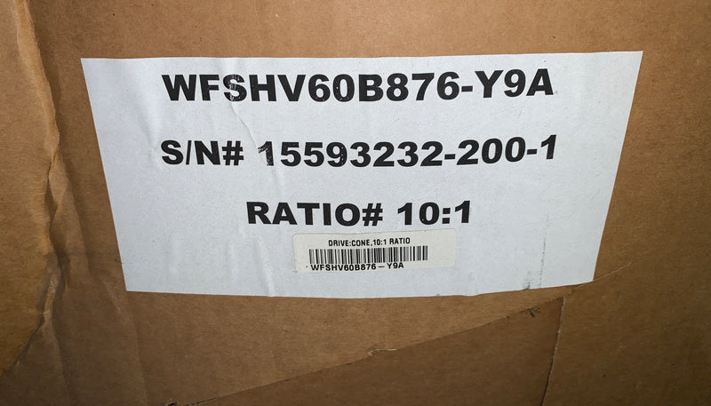 Rexam WFSHV60B876-Y9A Speed Reducer 10:1 Ratio