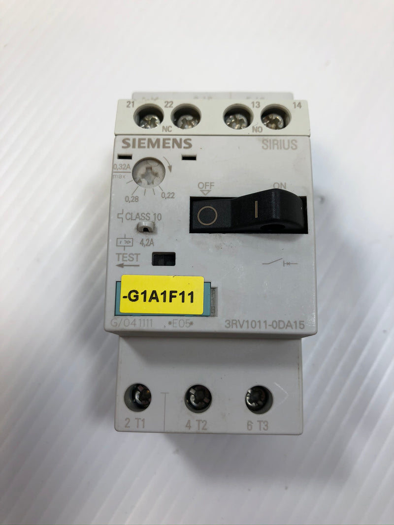 Siemens 3RV1011-0DA15 Sirius Circuit Breaker