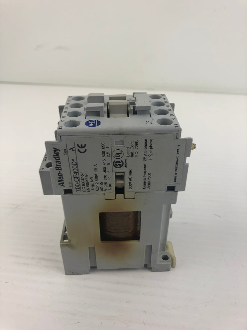 Allen-Bradley 700-CF400D* Series A Contactor Relay 690V 25A