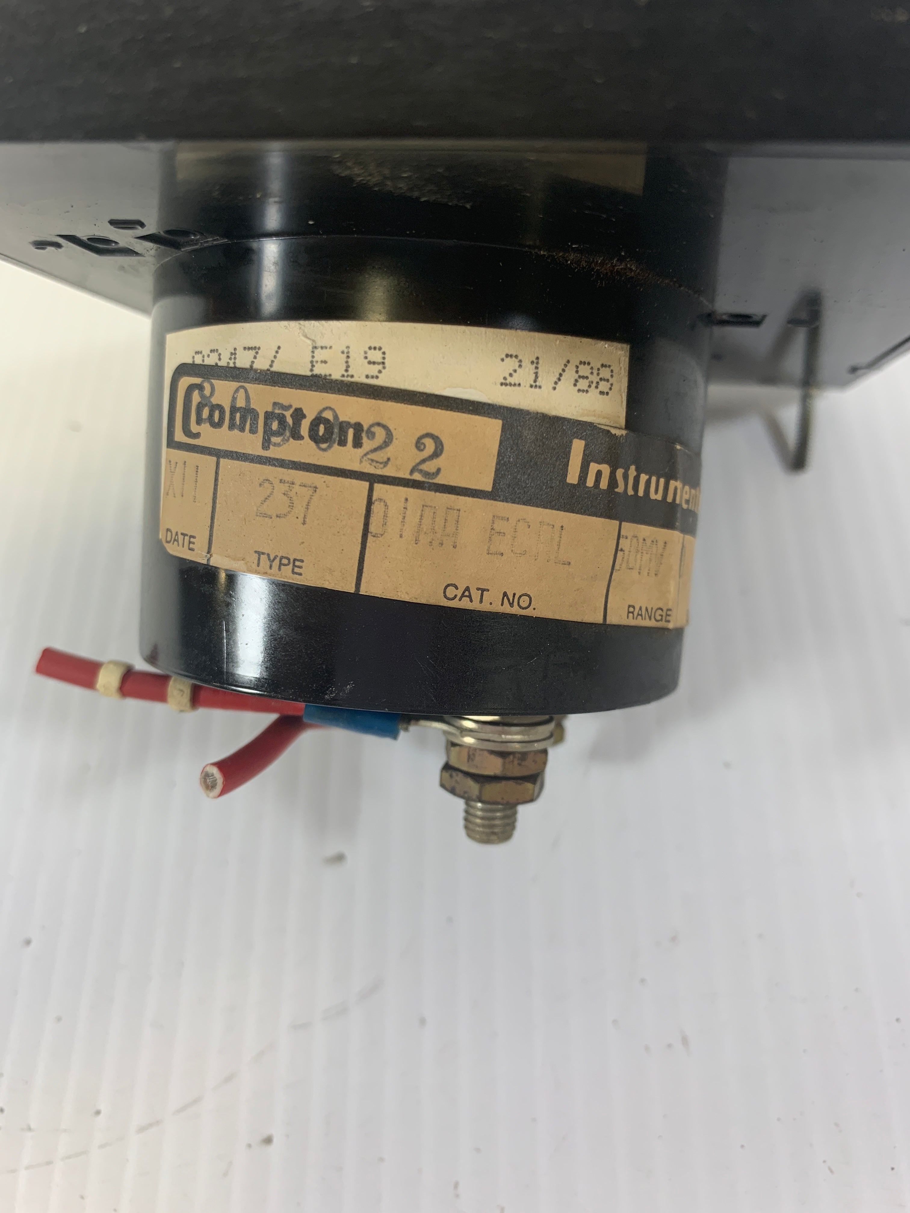 Westinghouse Crompton Meter Gauge 0-200 Type 237 01AA ECAL