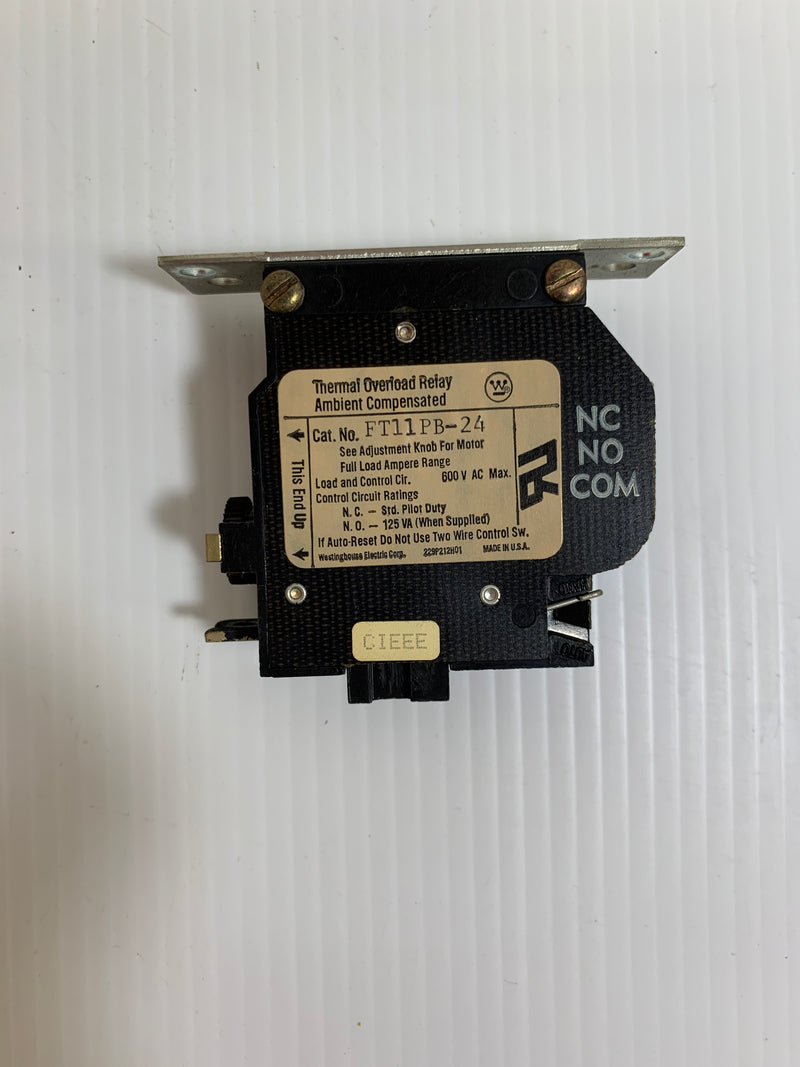 Westinghouse Thermal Overload Relay FT11PB-24