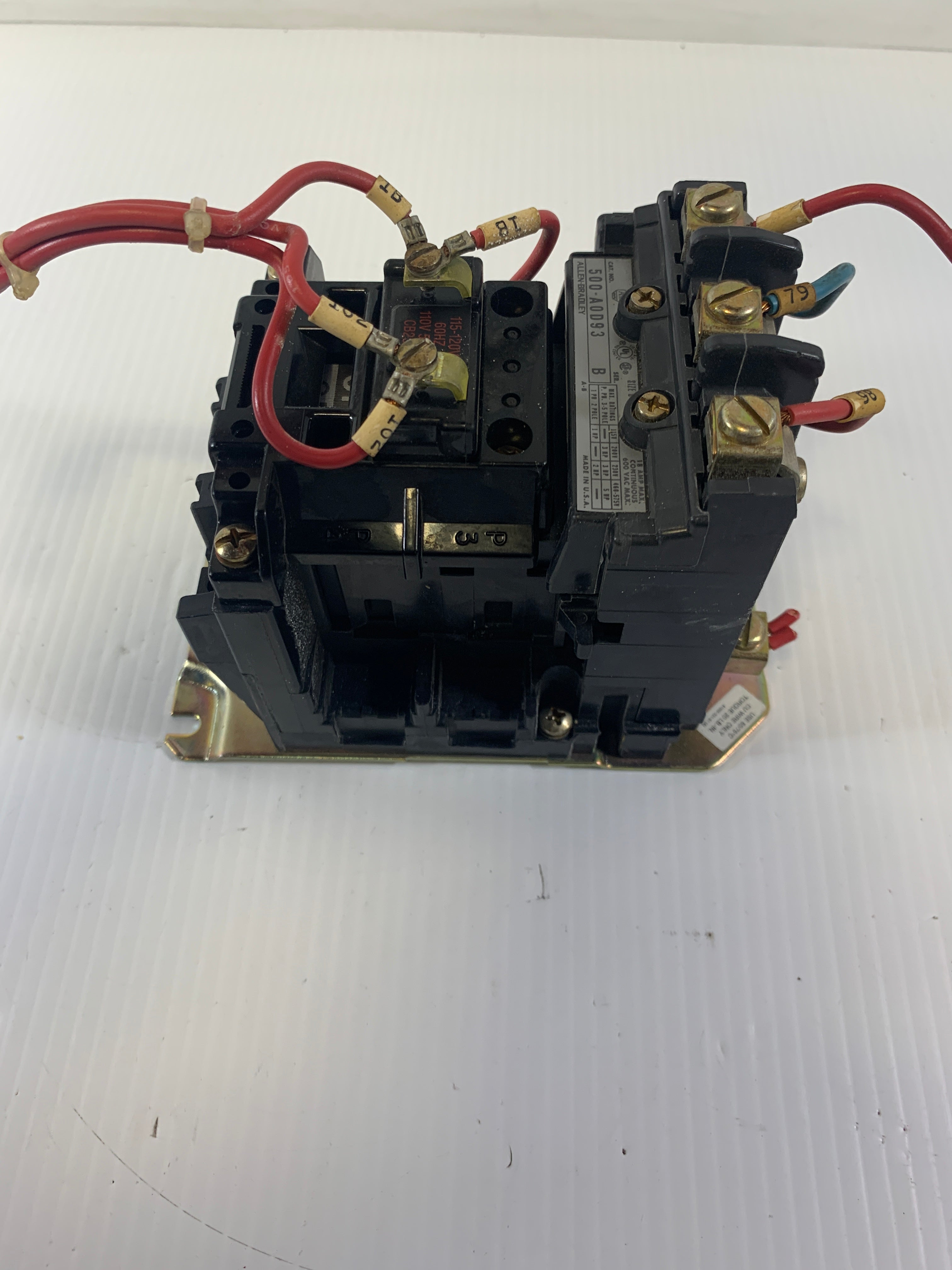 Allen-Bradley 500-A0D93 Starter Motor Series B