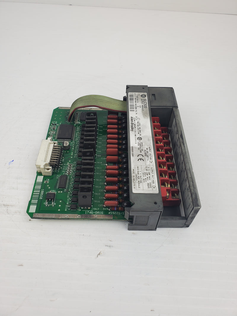 Allen Bradley 1746-0A16 PLC Output Module Series D SLC500