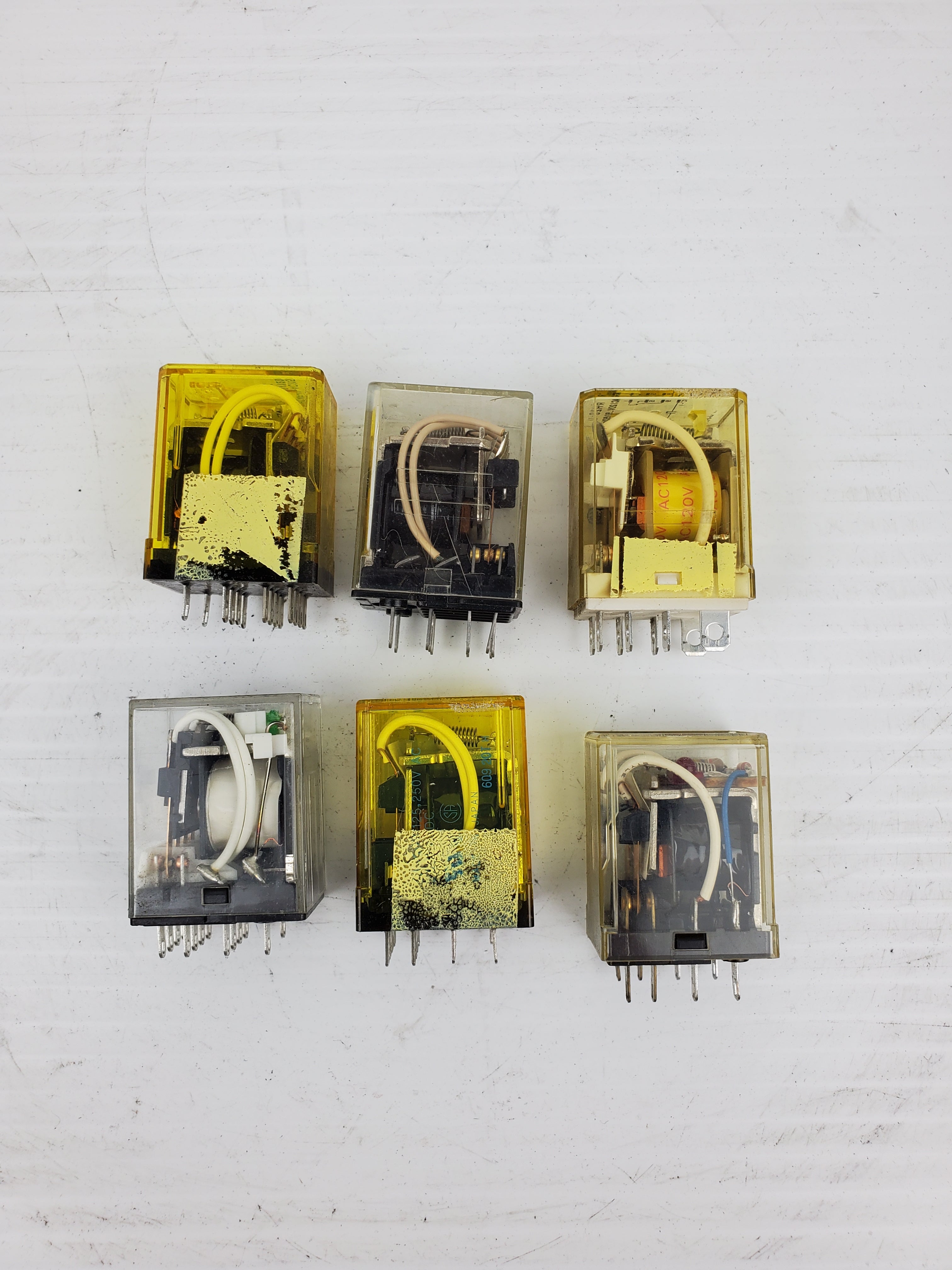 NAIS Matsushita Magnecraft Mixed Lot of Relays - Lot of 6
