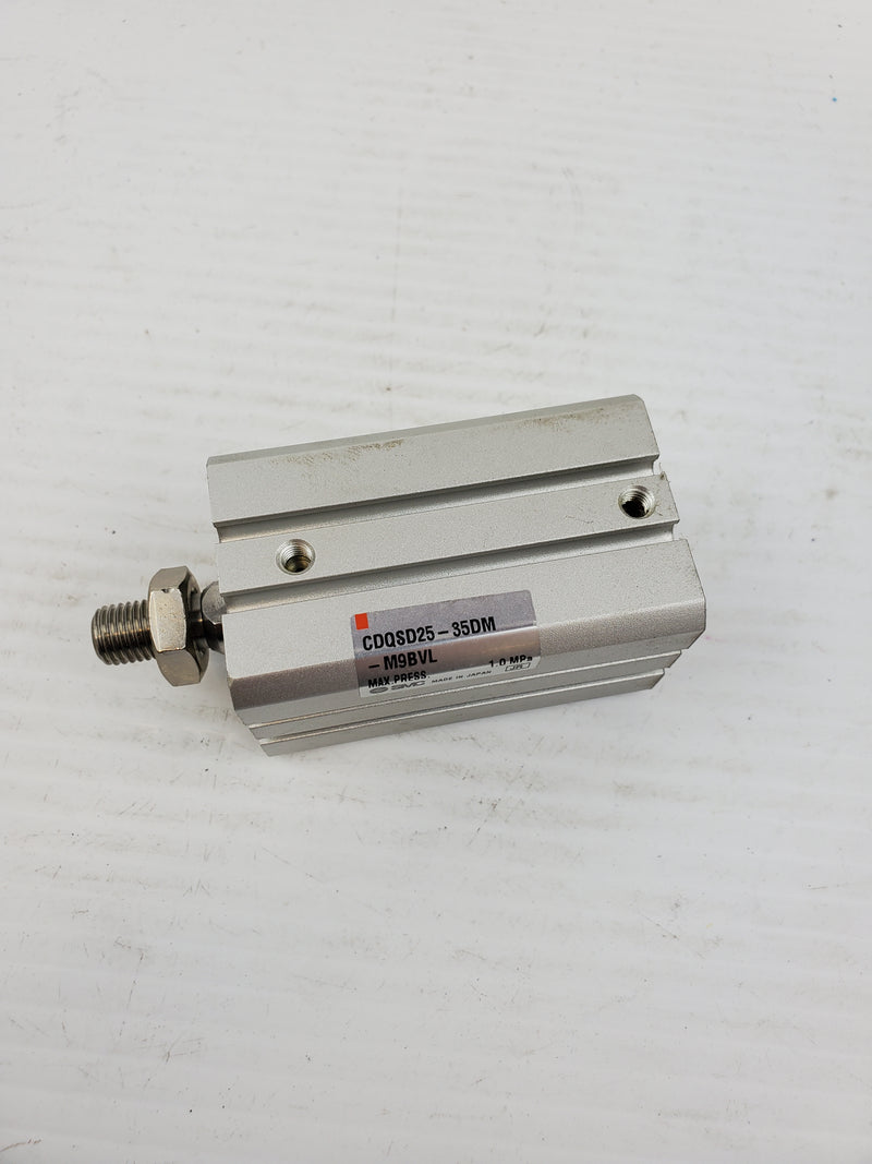 SMC CDQSD25-35DM-M9BVL Pneumatic Cylinder Max Press 1.0MPa