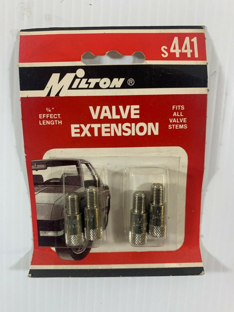 Lot of 4 Milton Valve Extension s441 3/4" Length