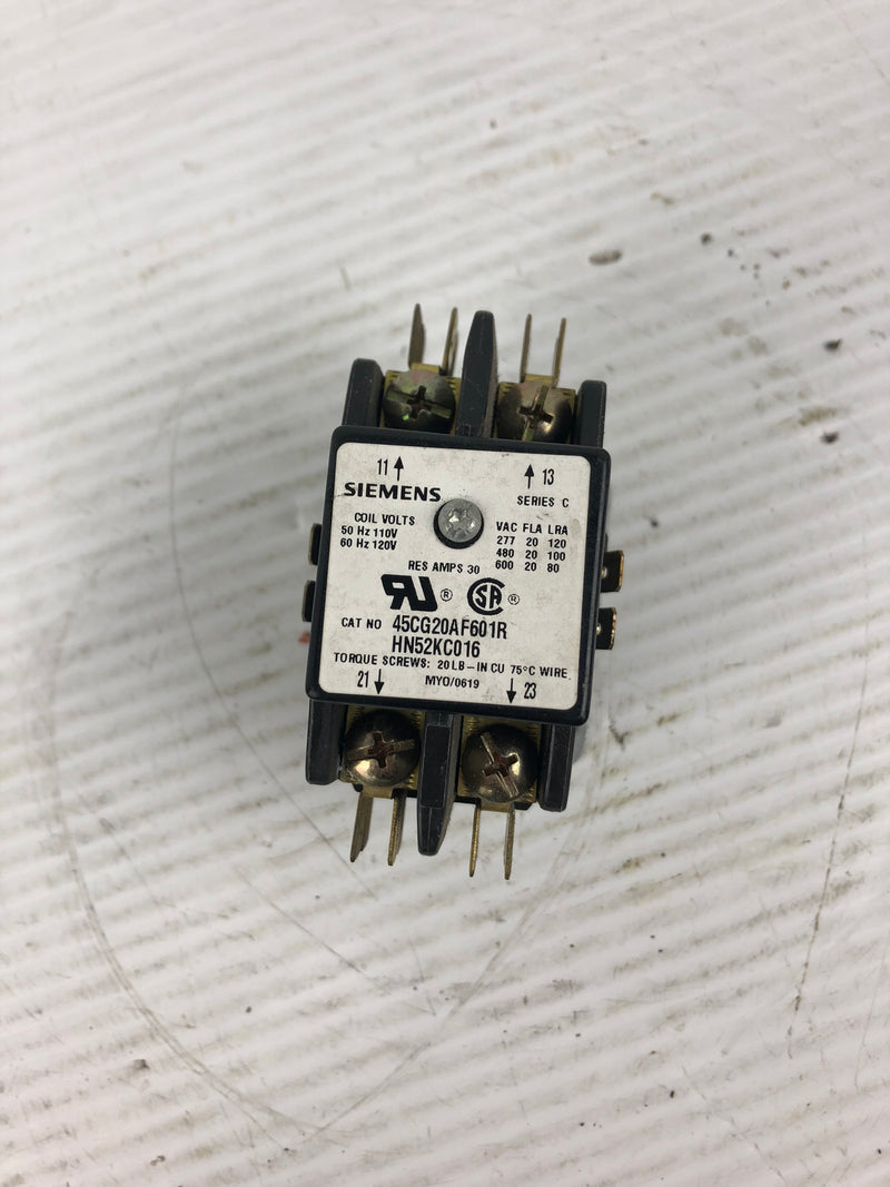 Siemens 45CG20AF601R Contactor Series C