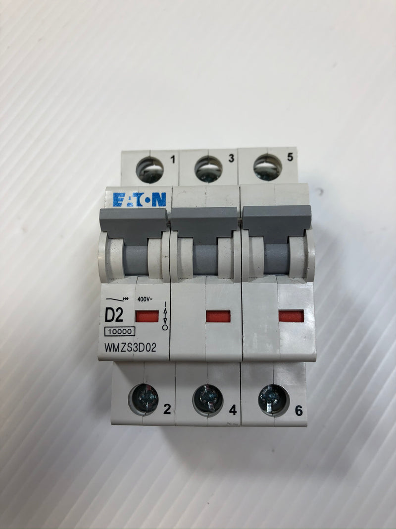 Eaton WMZS3D02 Miniature Circuit Breaker 3 Pole