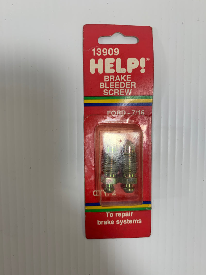 Help! Brake Bleeder Screw 13909 Ford 7/16