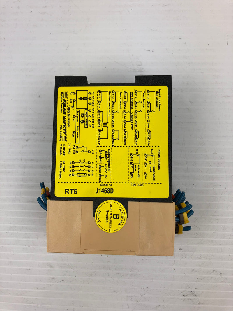 Jokab Safety RT6 J1468D Safety Relay