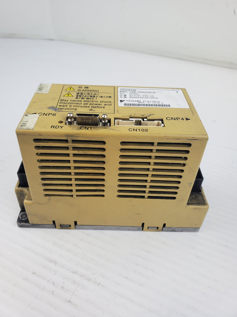 Yaskawa Electric SGDR-SDA060A01B Servopack Drive Ver. 01000