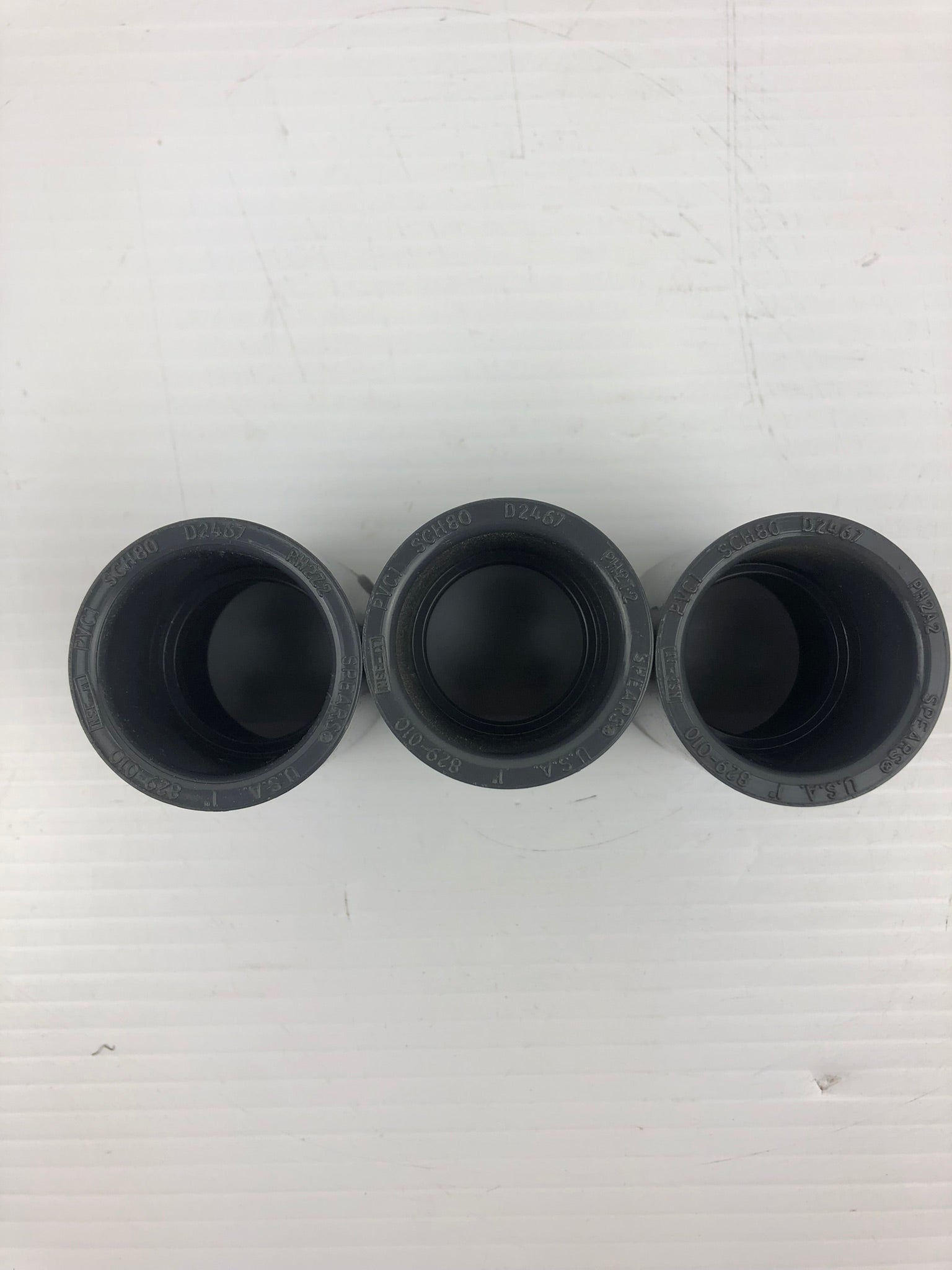 Spears D2467 PVC 1" SCH80 829-010 Slip Socket Coupling (Lot of 3)