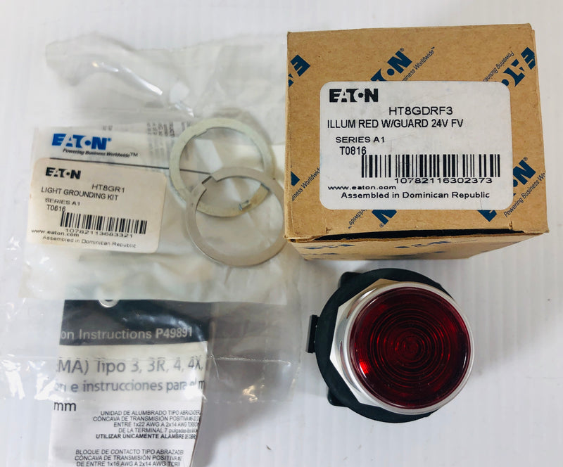 Eaton Illuminated Red Light With Guard HT8GDRF3