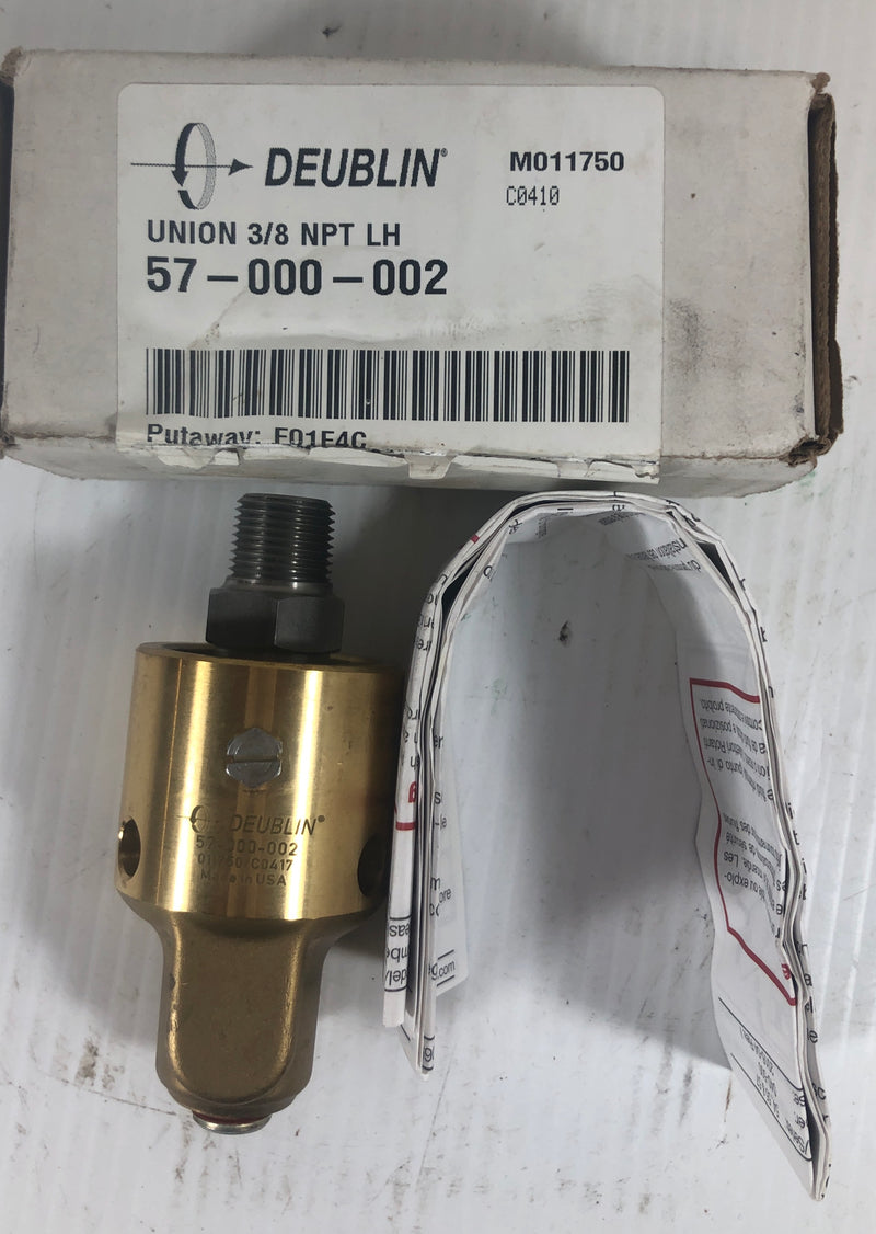 Deublin Rotary Union 3/8 NPT LH