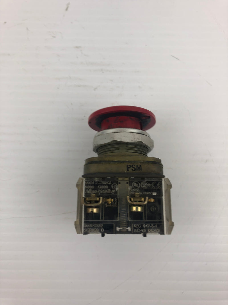 Allen-Bradley 800T-D Series T Red Push Button