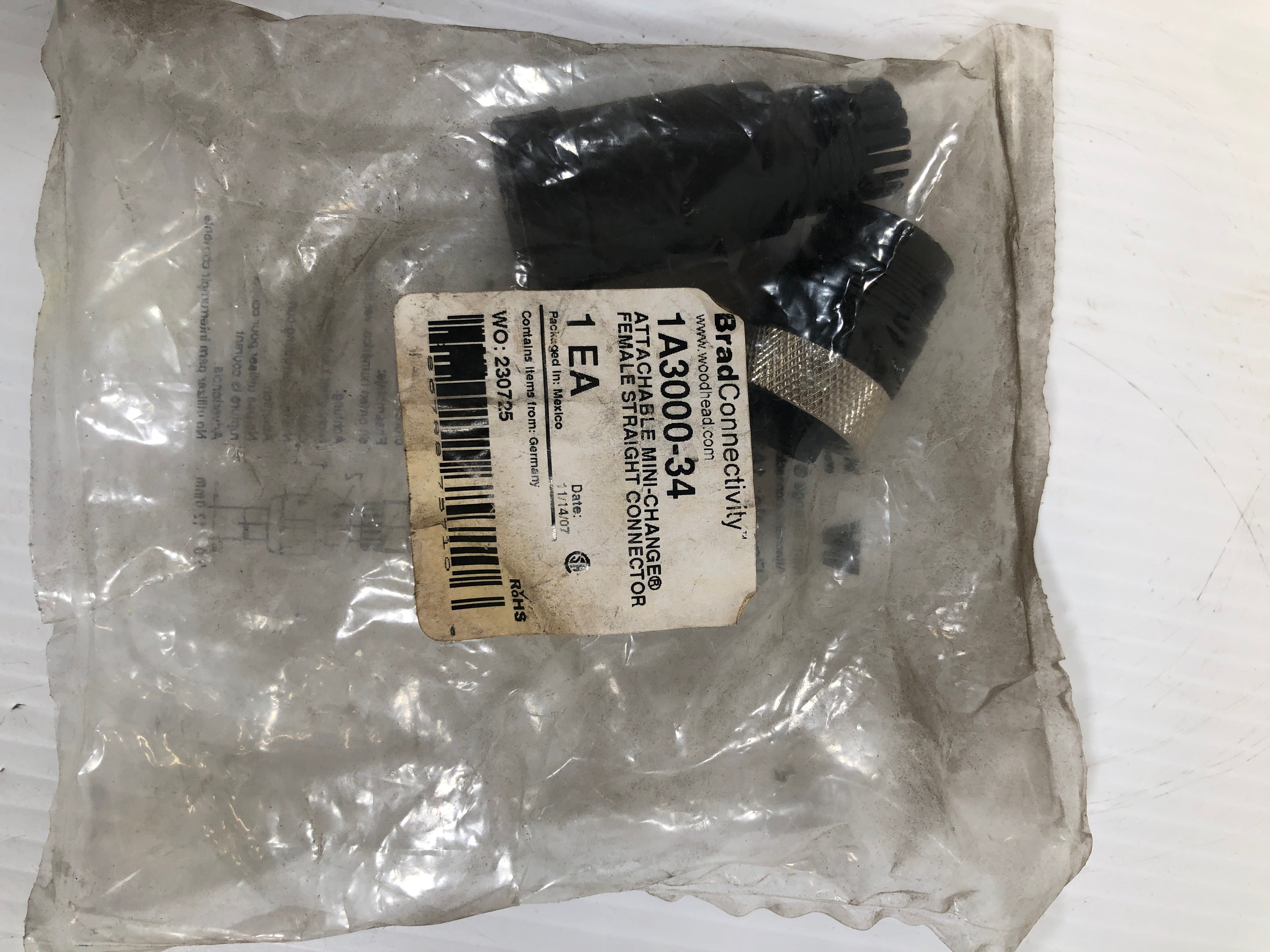 Brad Connectivity Internal Thread Connector 1A3000-34