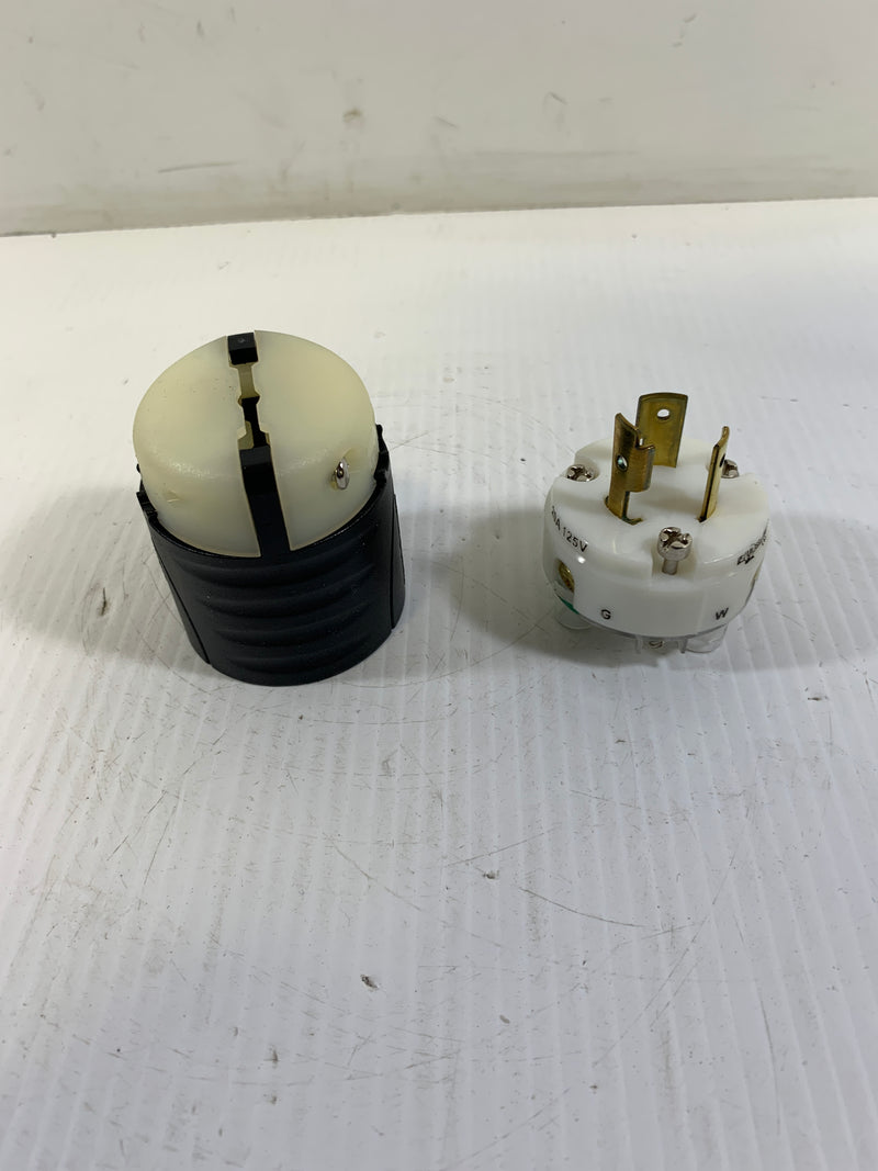 Pass & Seymour Turnlok Plug L520-P 20 A 125 V