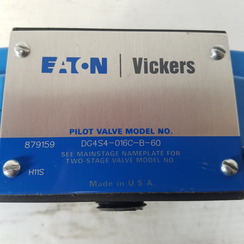 Vickers DG4S4-016C-B-60 Directional Hydraulic Solenoid Valve