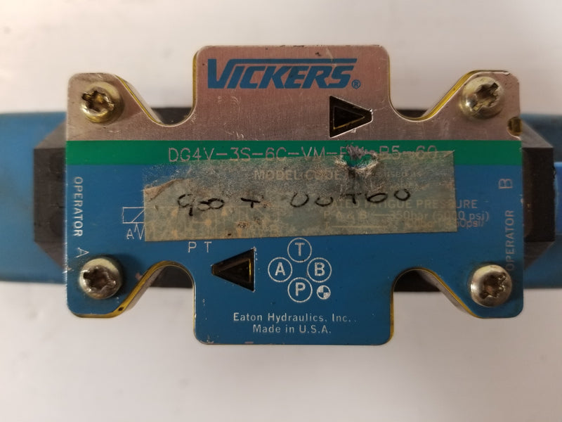 Vickers DG4V-3S-6C-VM-FW-B5-60 Hydraulic Directional Control Valve