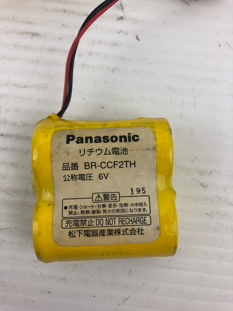 Panasonic BR-CCF2TH Lithium Battery with Wire 6V - Lot of 3