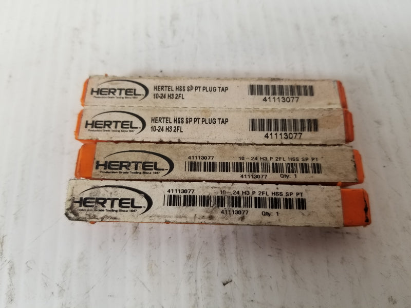 Hertel 41113077 10-24 Plug Tap (Lot of 4)