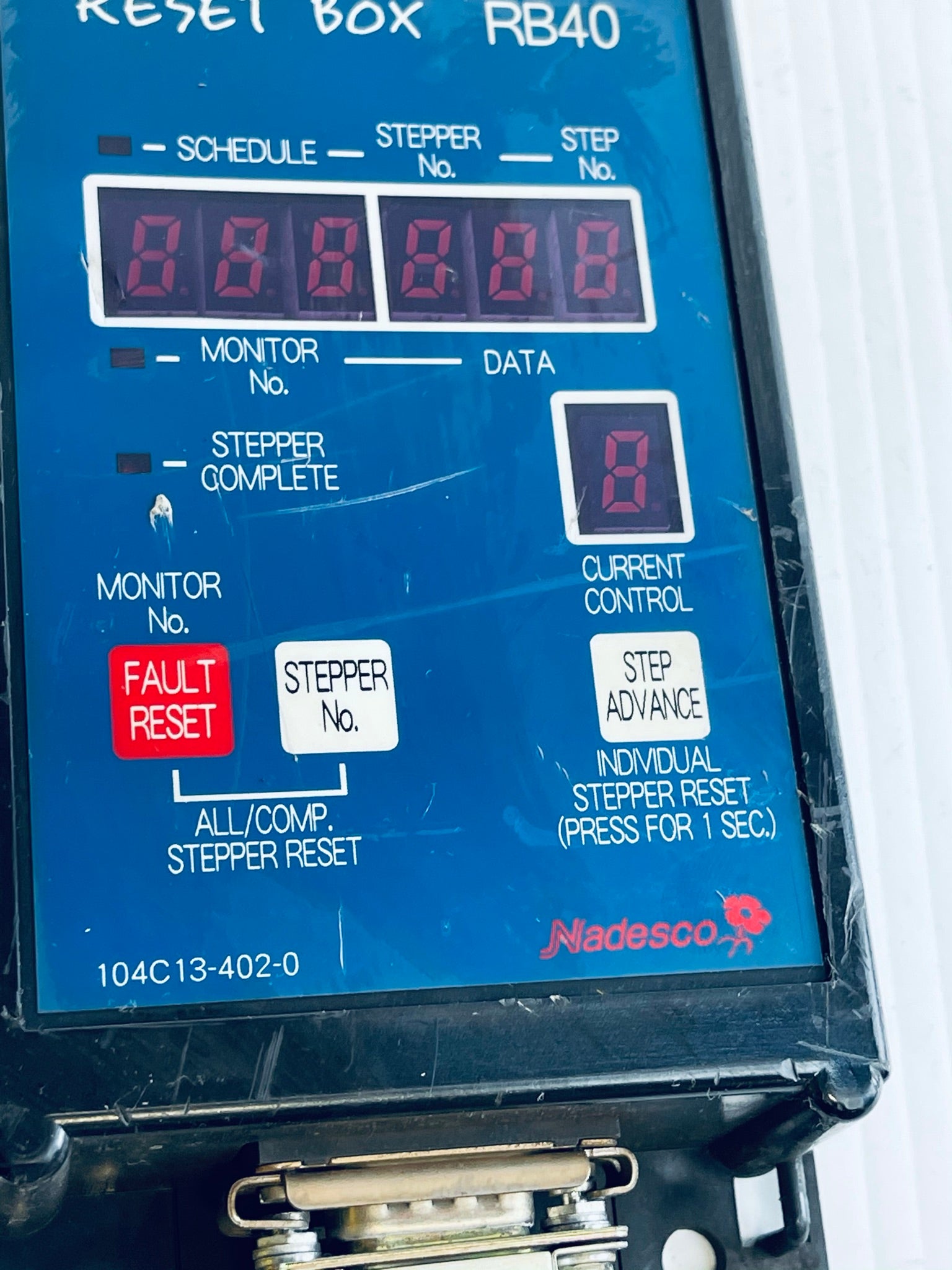 Nadesco RB40 104C13-402-0 Reset Box