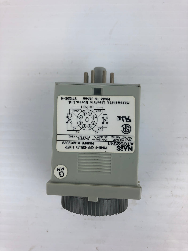 NAIS ATC52341 Off-Delay Timer PM4HF8-M-AC120VW