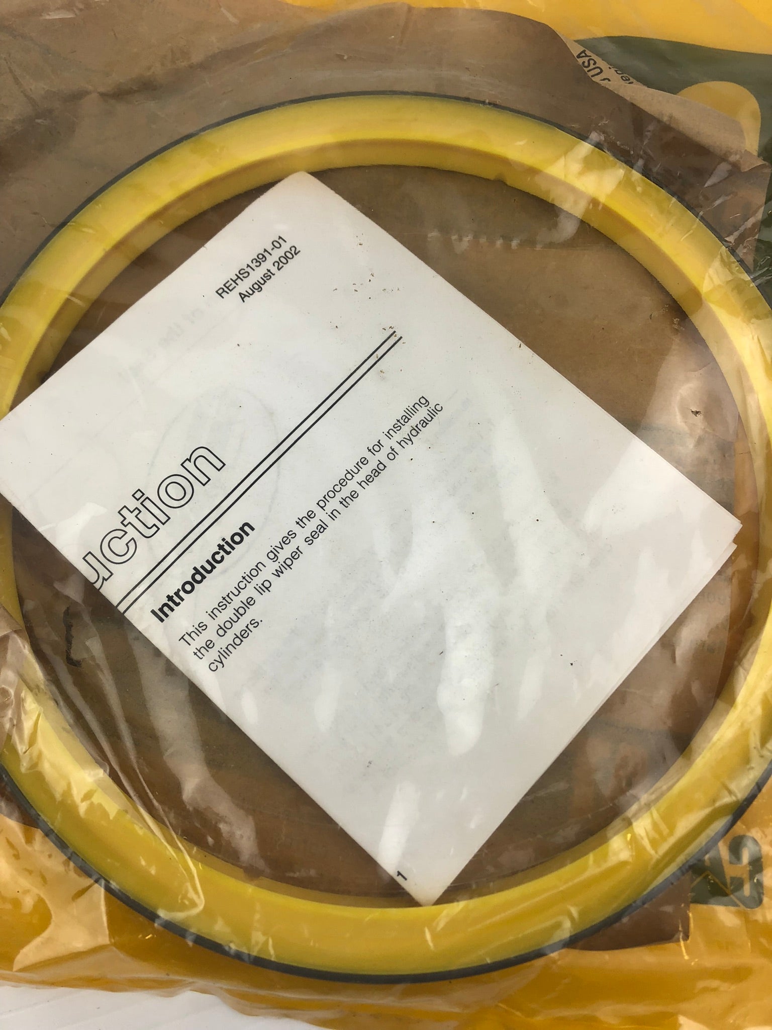 CAT 225-3296 Press In Wiper Seal Caterpillar 2253296 990 II 990H 990K 992G 992K