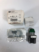 Allen Bradley 800T-P16G Series U Green Lens Pilot Light Push Button