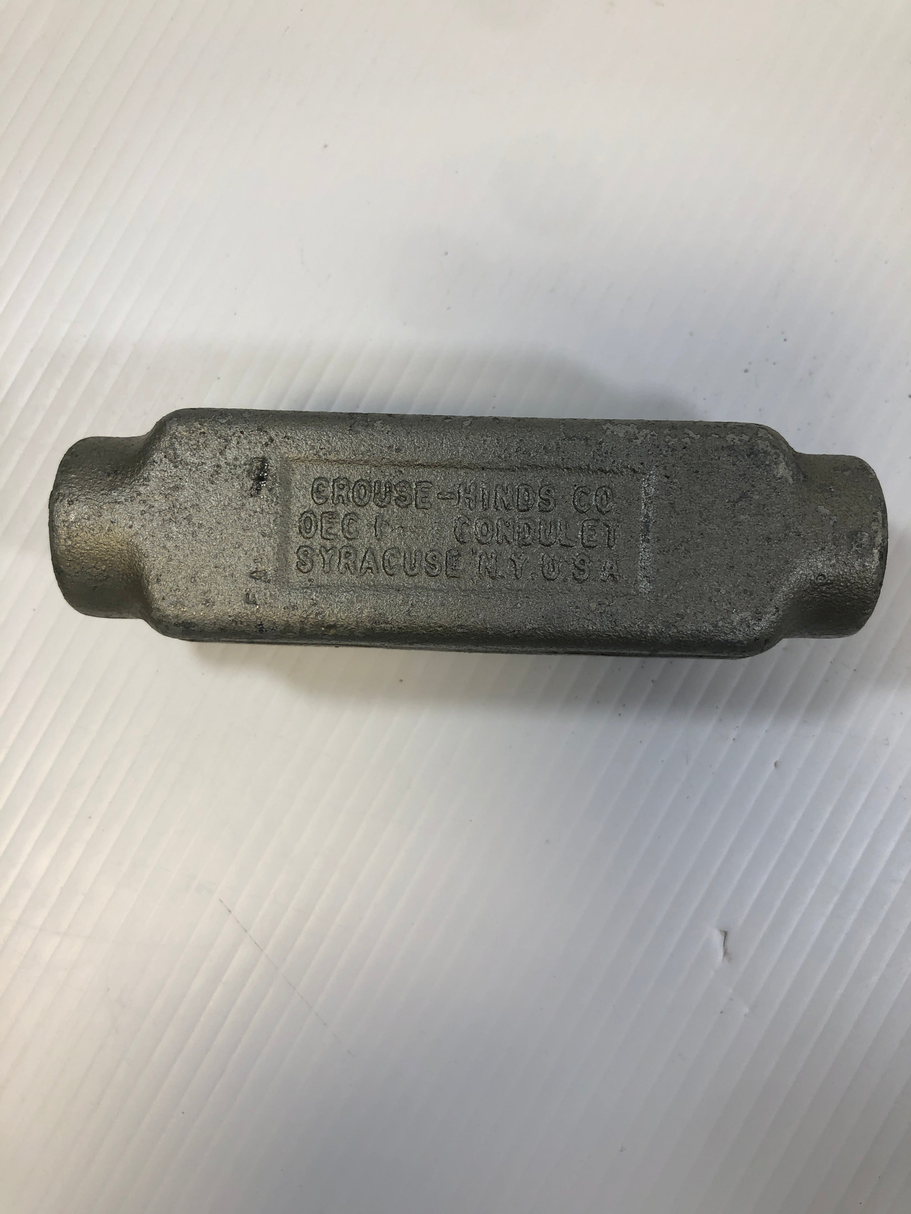 Crouse Hinds OEC 1 Explosion Proof Conduit Body Outlet Box 1/2"