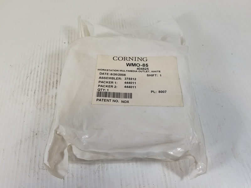 Corning WMO-85 Workstation Media Outlet White