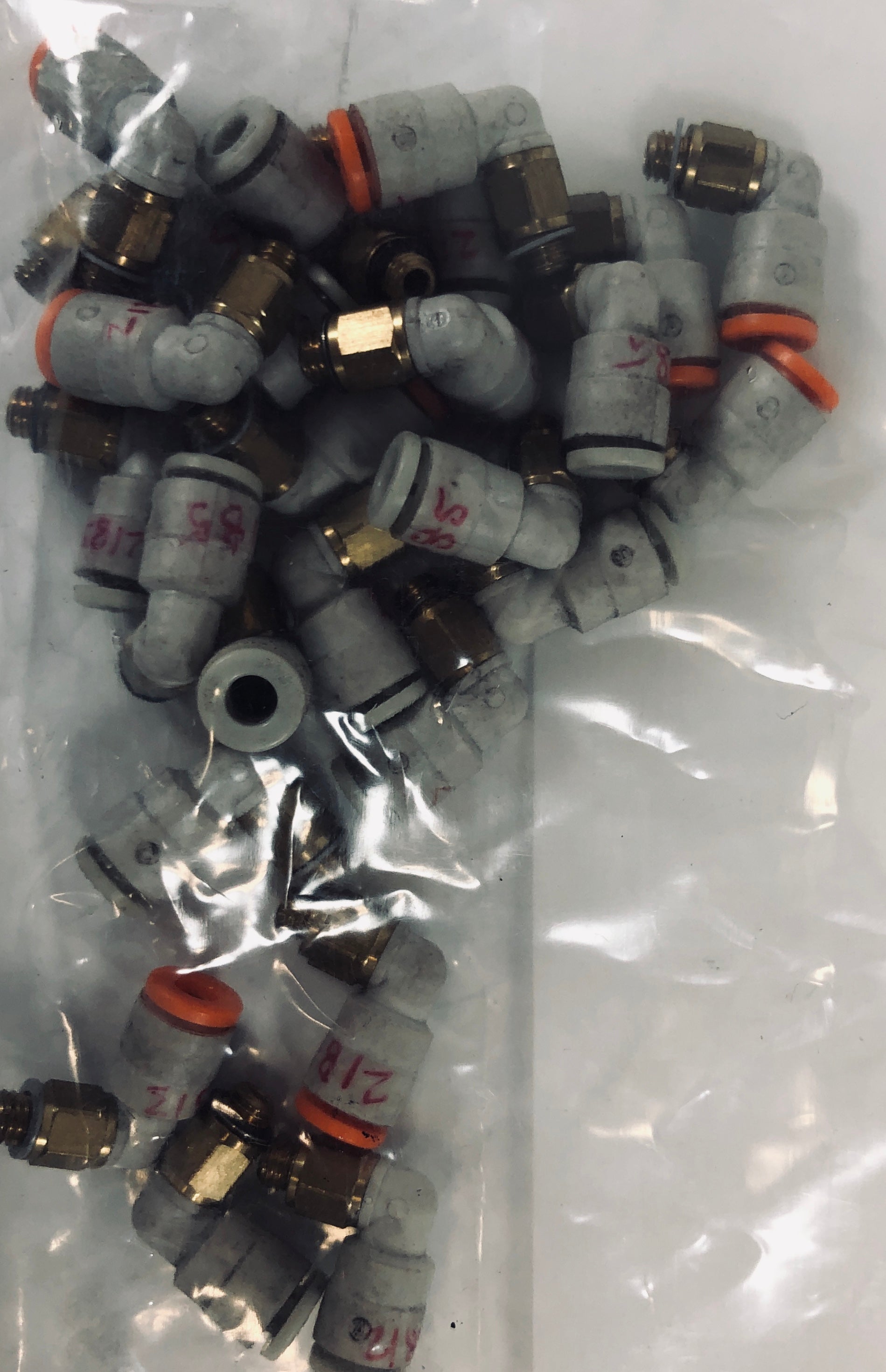 SMC Fittings KQ2L04-M5A (Lot of 25)